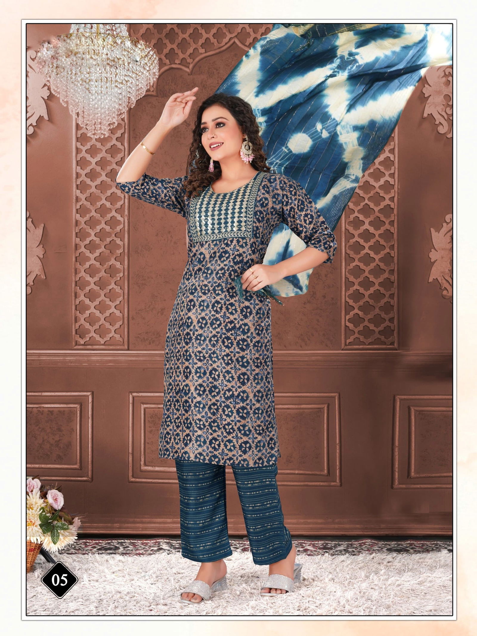 Kritika By Rangjyot Foil Printed Kurti With Bottom Dupatta Wholesale Shop In Surat
